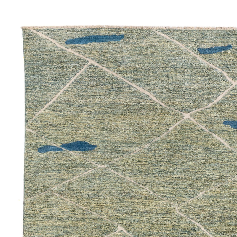 Berber matta - 300 x 256 cm - ljusgrön