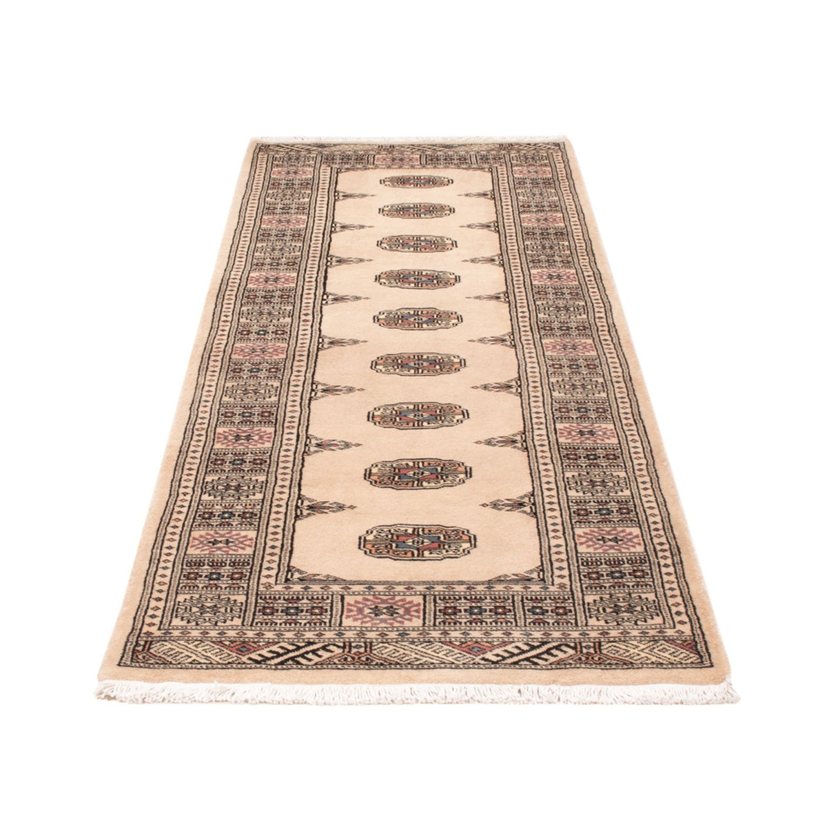 Runner Pakistanska mattan - 234 x 76 cm - beige