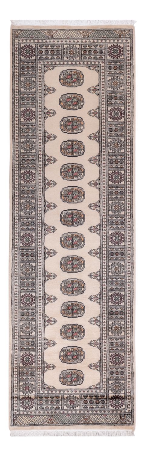 Runner Pakistanska mattan - 254 x 77 cm - beige
