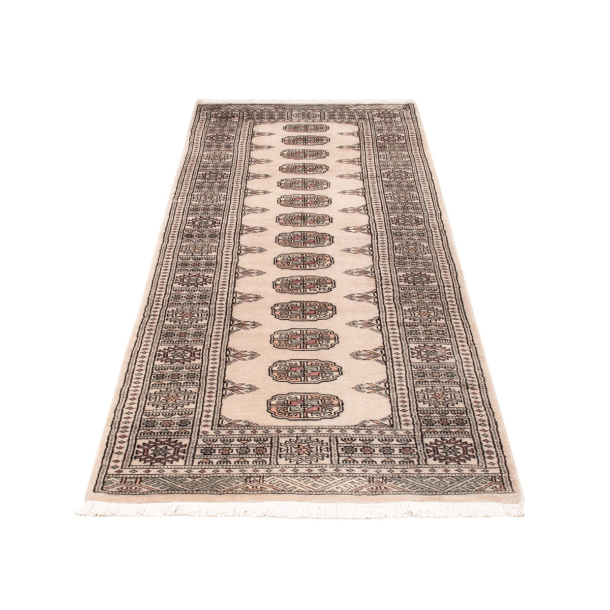 Runner Pakistanska mattan - 254 x 77 cm - beige