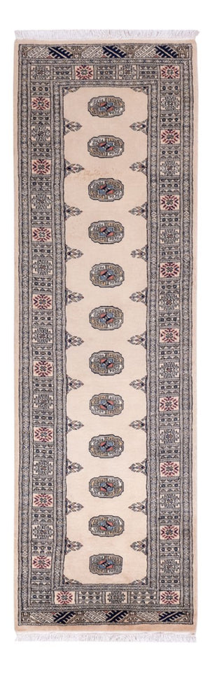 Runner Pakistanska mattan - 253 x 79 cm - beige