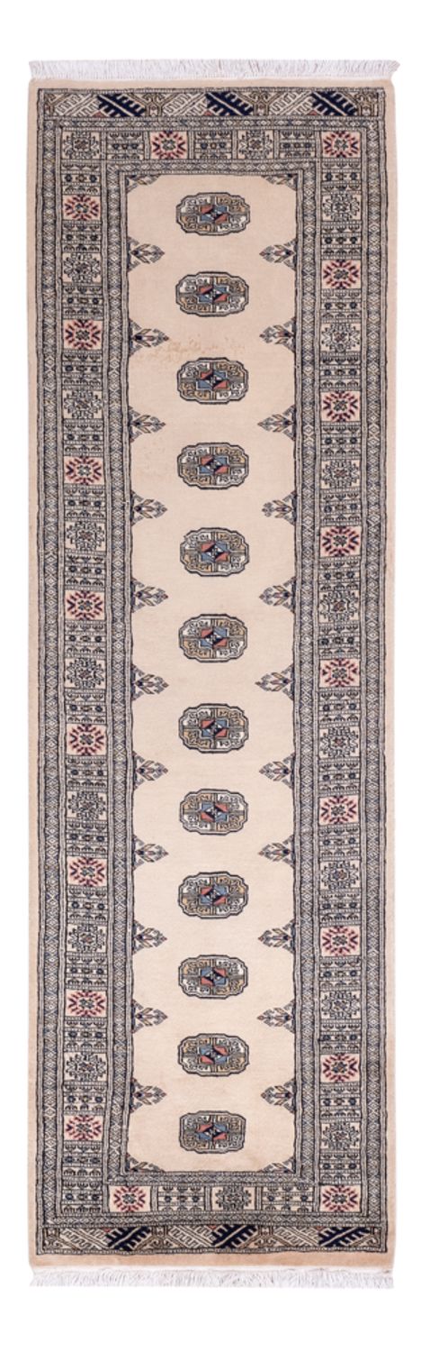 Runner Pakistanska mattan - 253 x 79 cm - beige