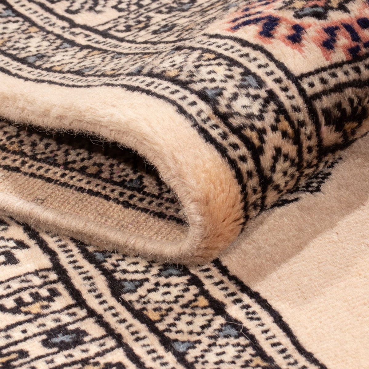 Runner Pakistanska mattan - 253 x 79 cm - beige