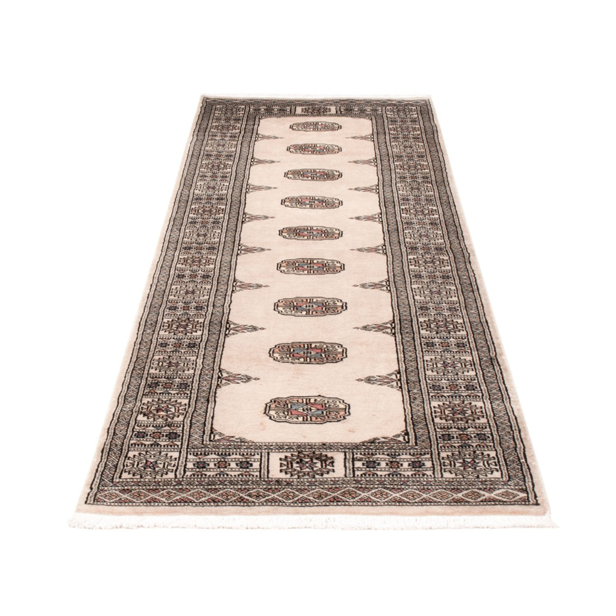 Runner Pakistanska mattan - 247 x 77 cm - beige