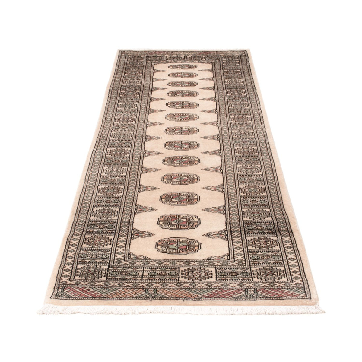 Runner Pakistanska mattan - 248 x 77 cm - beige