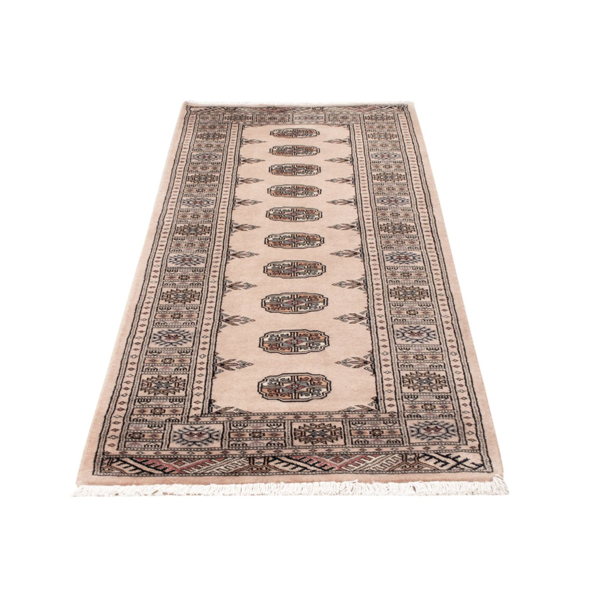 Runner Pakistanska mattan - 224 x 79 cm - beige
