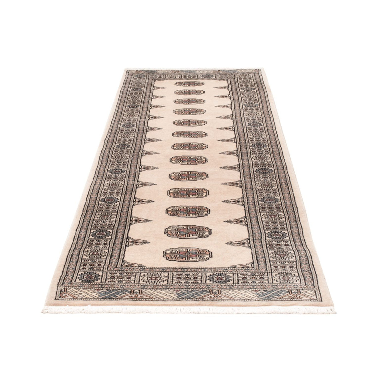 Runner Pakistanska mattan - 246 x 78 cm - beige
