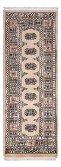 Runner Pakistanska mattan - 206 x 77 cm - beige
