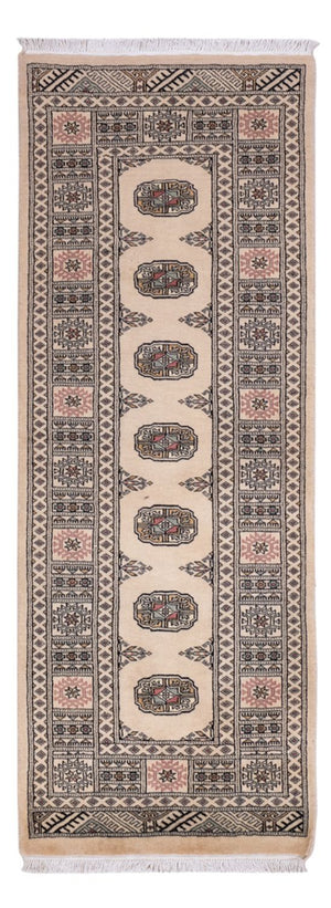 Runner Pakistanska mattan - 206 x 77 cm - beige