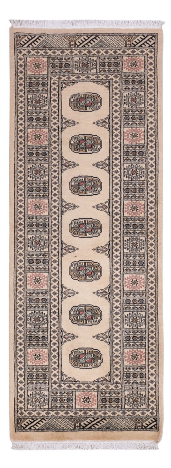 Runner Pakistanska mattan - 206 x 77 cm - beige