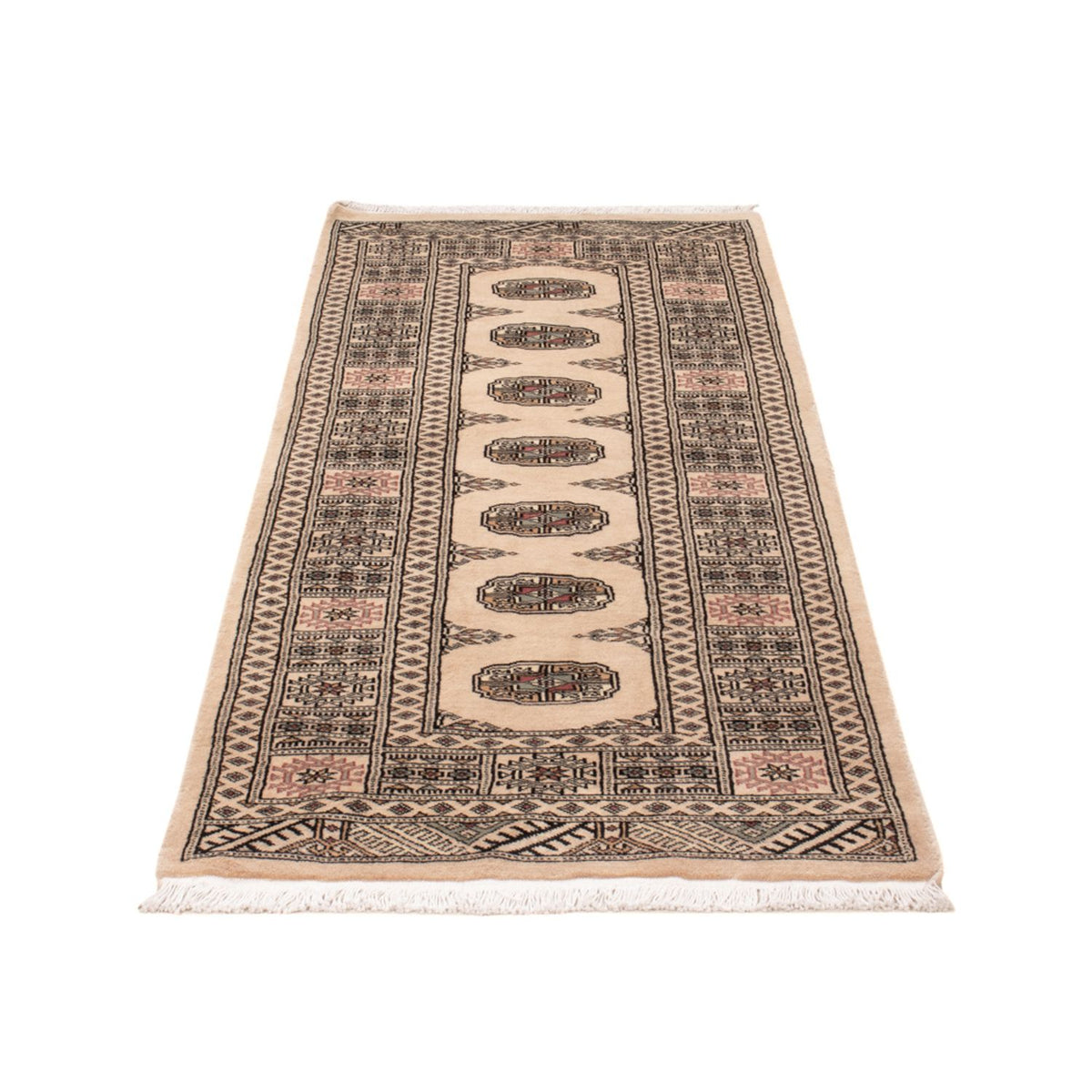 Runner Pakistanska mattan - 206 x 77 cm - beige