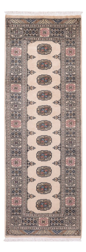 Runner Pakistanska mattan - 217 x 76 cm - beige