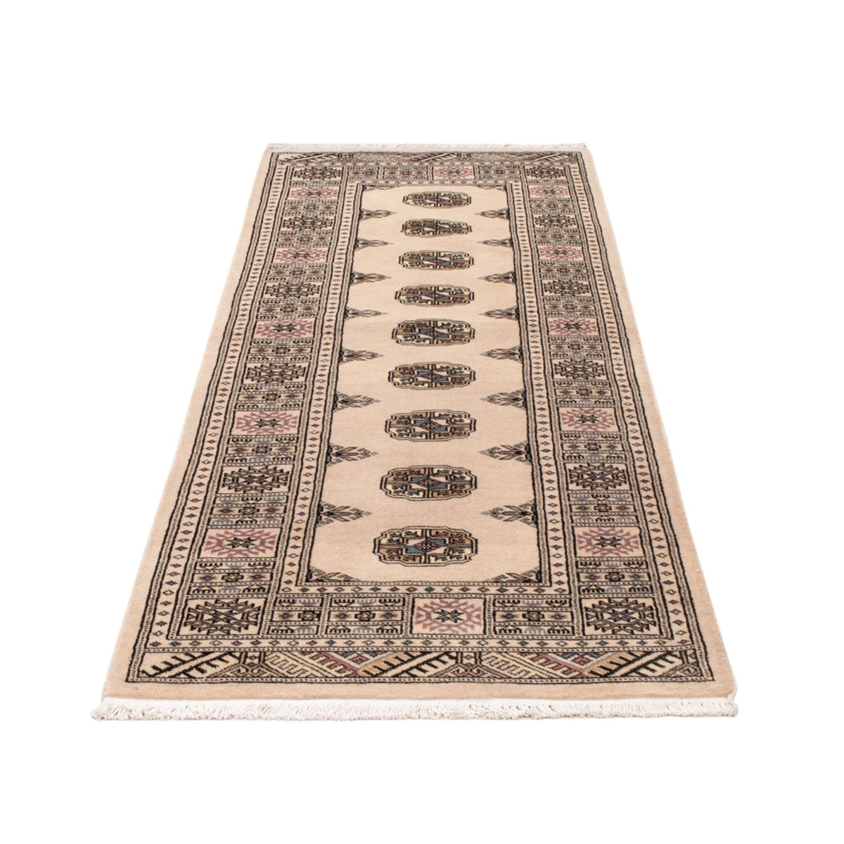 Runner Pakistanska mattan - 206 x 75 cm - beige