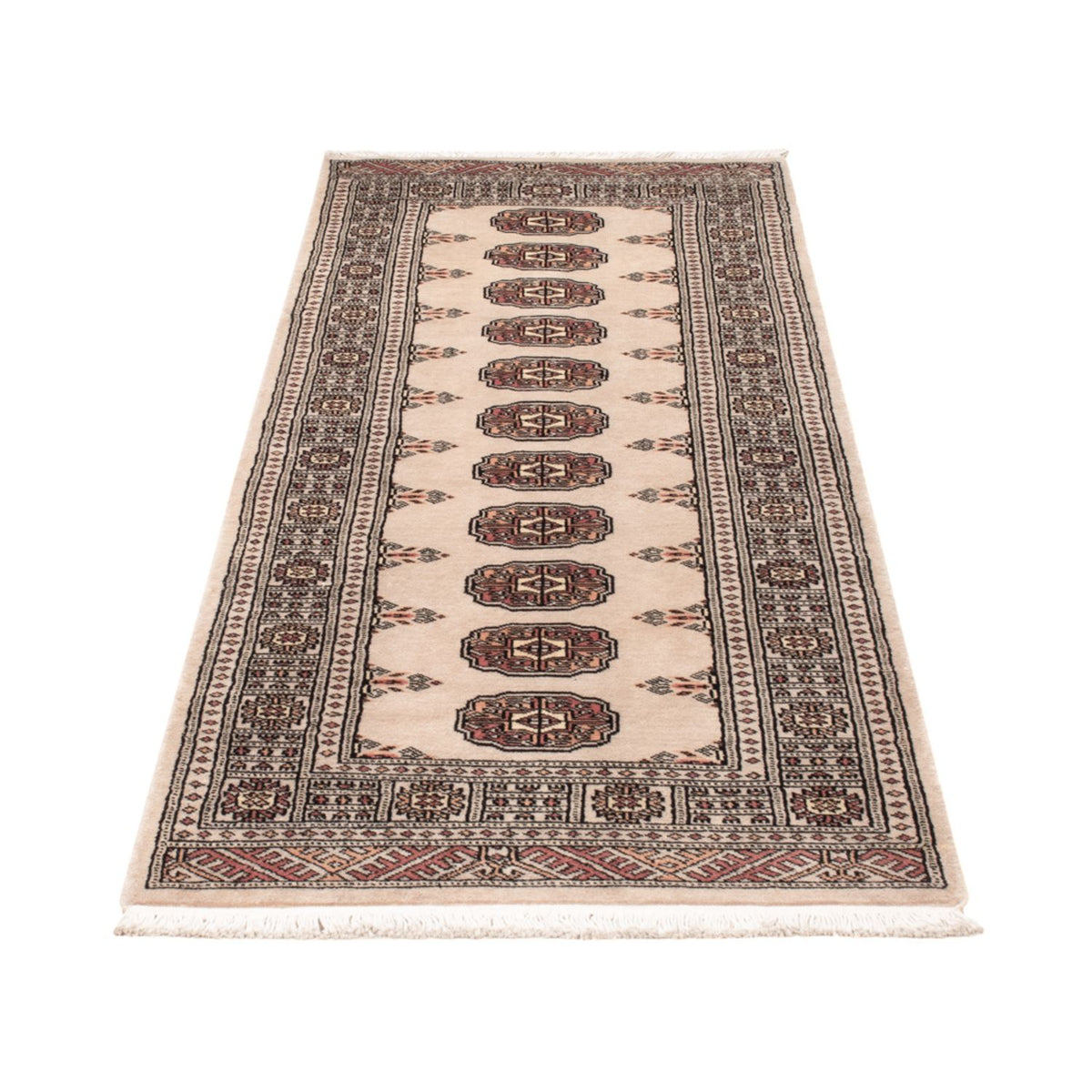 Runner Pakistanska mattan - 204 x 75 cm - beige
