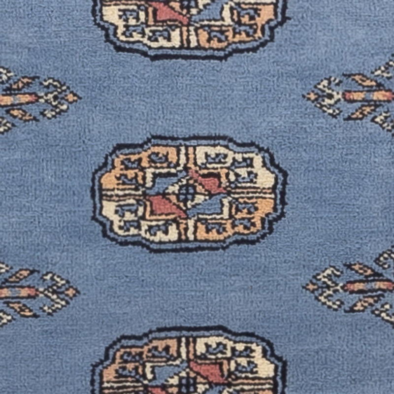 Runner Pakistanska mattan - 201 x 77 cm - blå