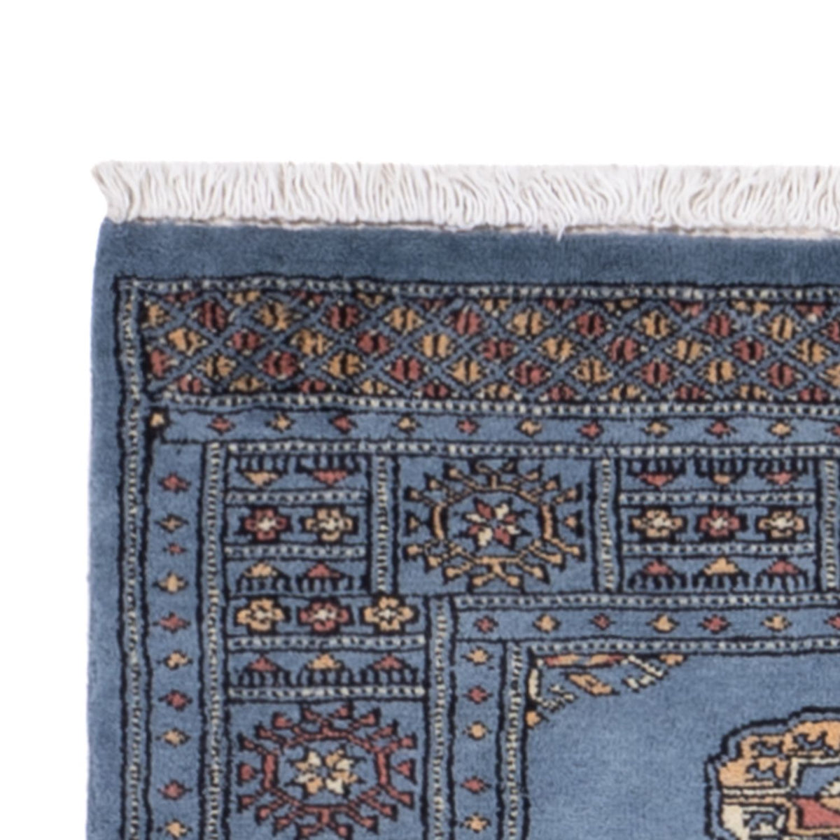 Runner Pakistanska mattan - 201 x 77 cm - blå