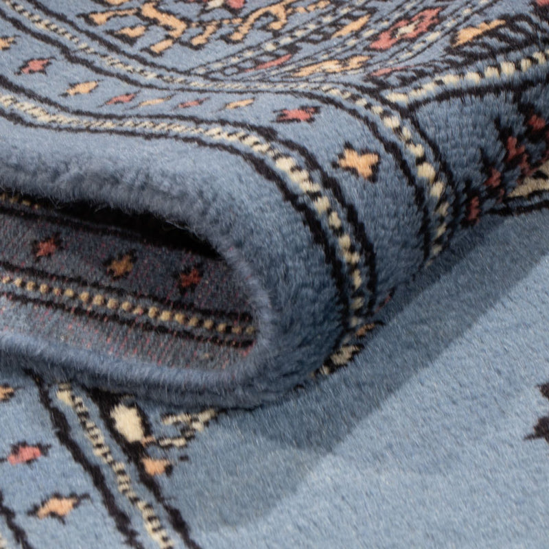 Runner Pakistanska mattan - 201 x 77 cm - blå