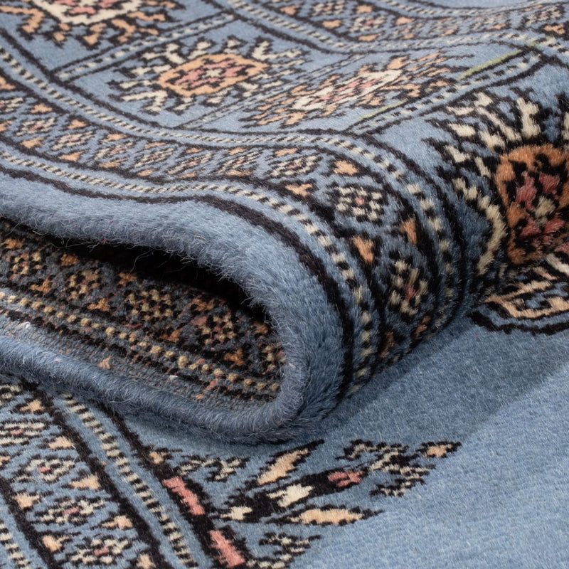 Runner Pakistanska mattan - 196 x 77 cm - blå