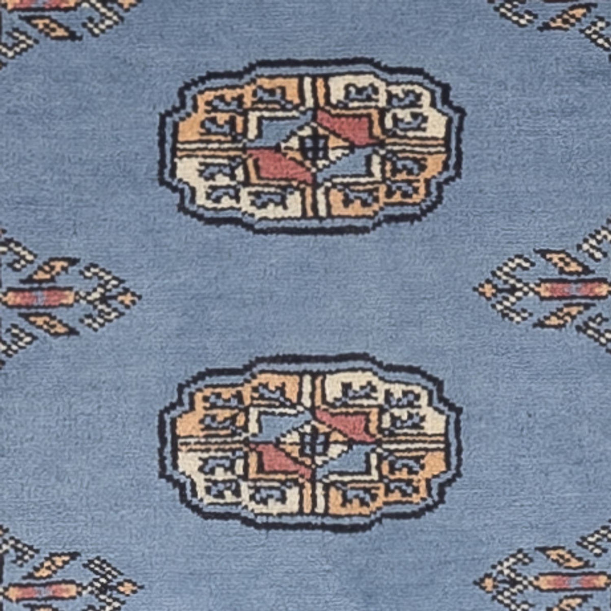 Runner Pakistanska mattan - 197 x 77 cm - blå