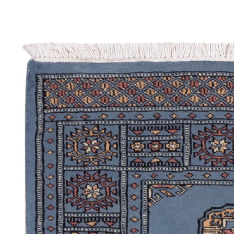 Runner Pakistanska mattan - 197 x 77 cm - blå