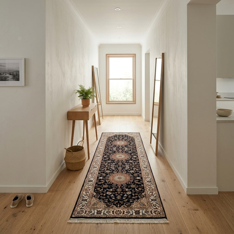 Indo Nain Mattan 253x81cm - Oriental Carpet