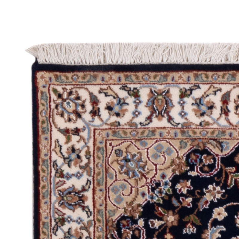 Runner Orientalisk matta - Nain - Indus - 253 x 81 cm - mörkblå