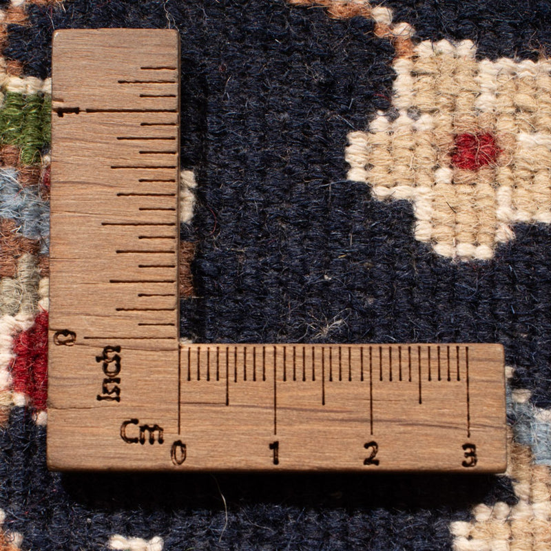 Runner Orientalisk matta - Nain - Indus - 253 x 81 cm - mörkblå