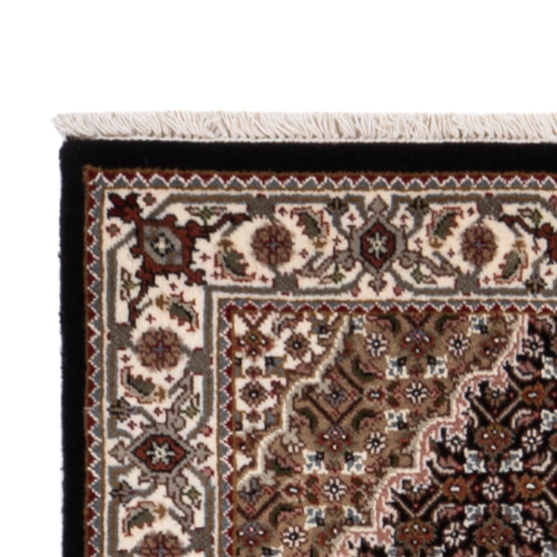 Runner Orientaliska mattor - Tabriz - 204 x 80 cm - mörk beige