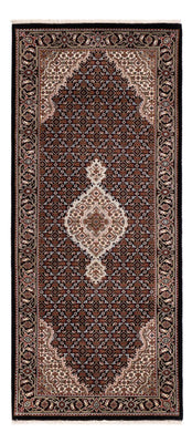 Runner Orientaliska mattor - Tabriz - 202 x 85 cm - mörk beige