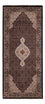 Runner Orientaliska mattor - Tabriz - 202 x 85 cm - mörk beige