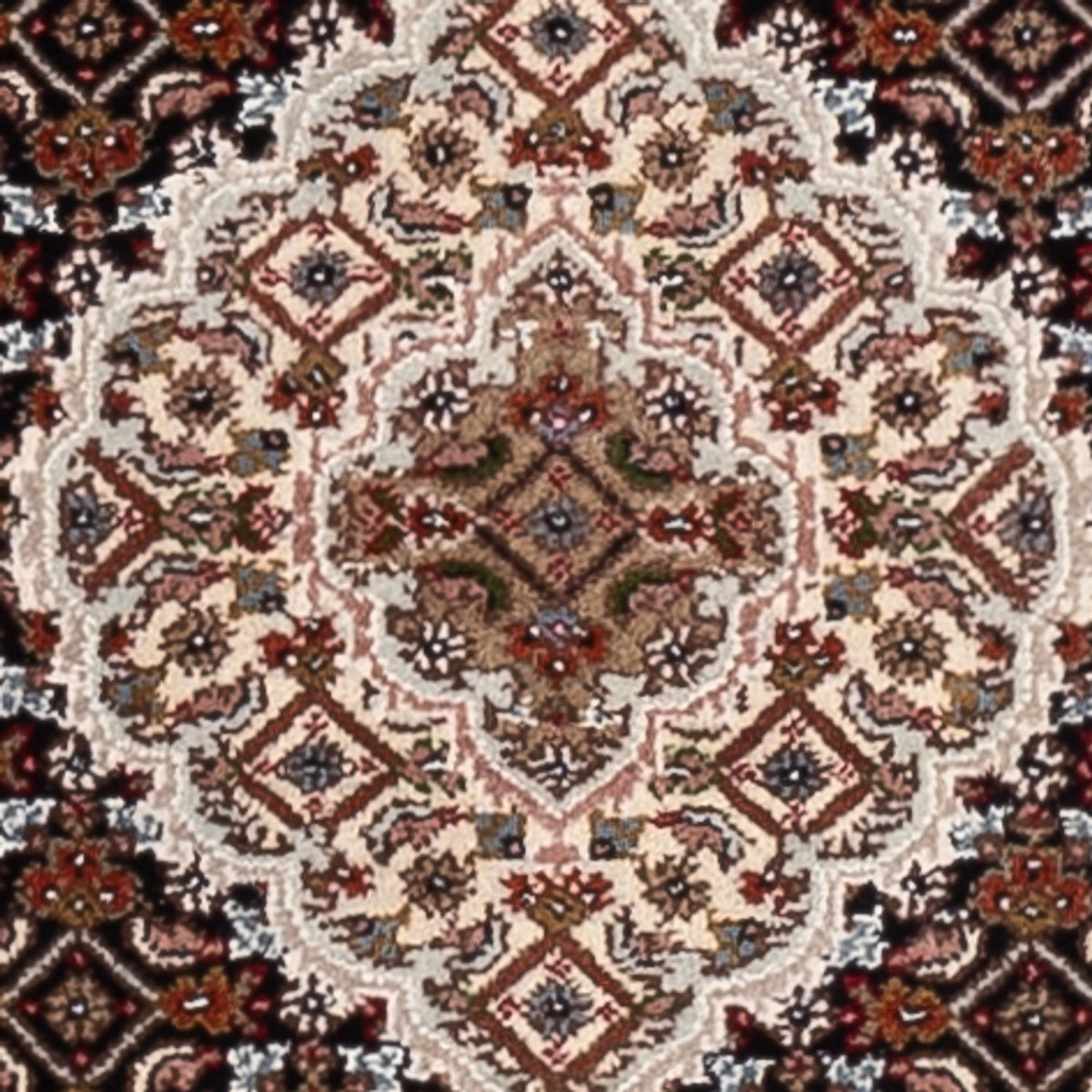 Runner Orientaliska mattor - Tabriz - 202 x 85 cm - mörk beige
