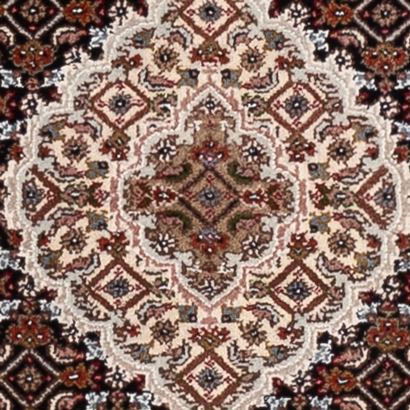 Runner Orientaliska mattor - Tabriz - 202 x 85 cm - mörk beige