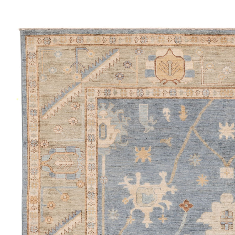 Ziegler Carpet - Usak - 347 x 241 cm - turkos