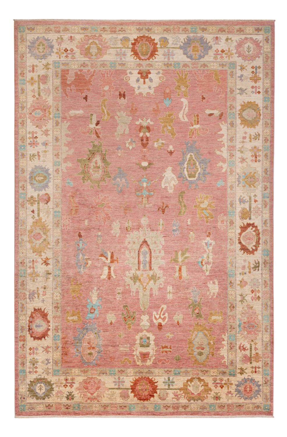 Ziegler Carpet - Usak - 359 x 237 cm - ljusröd