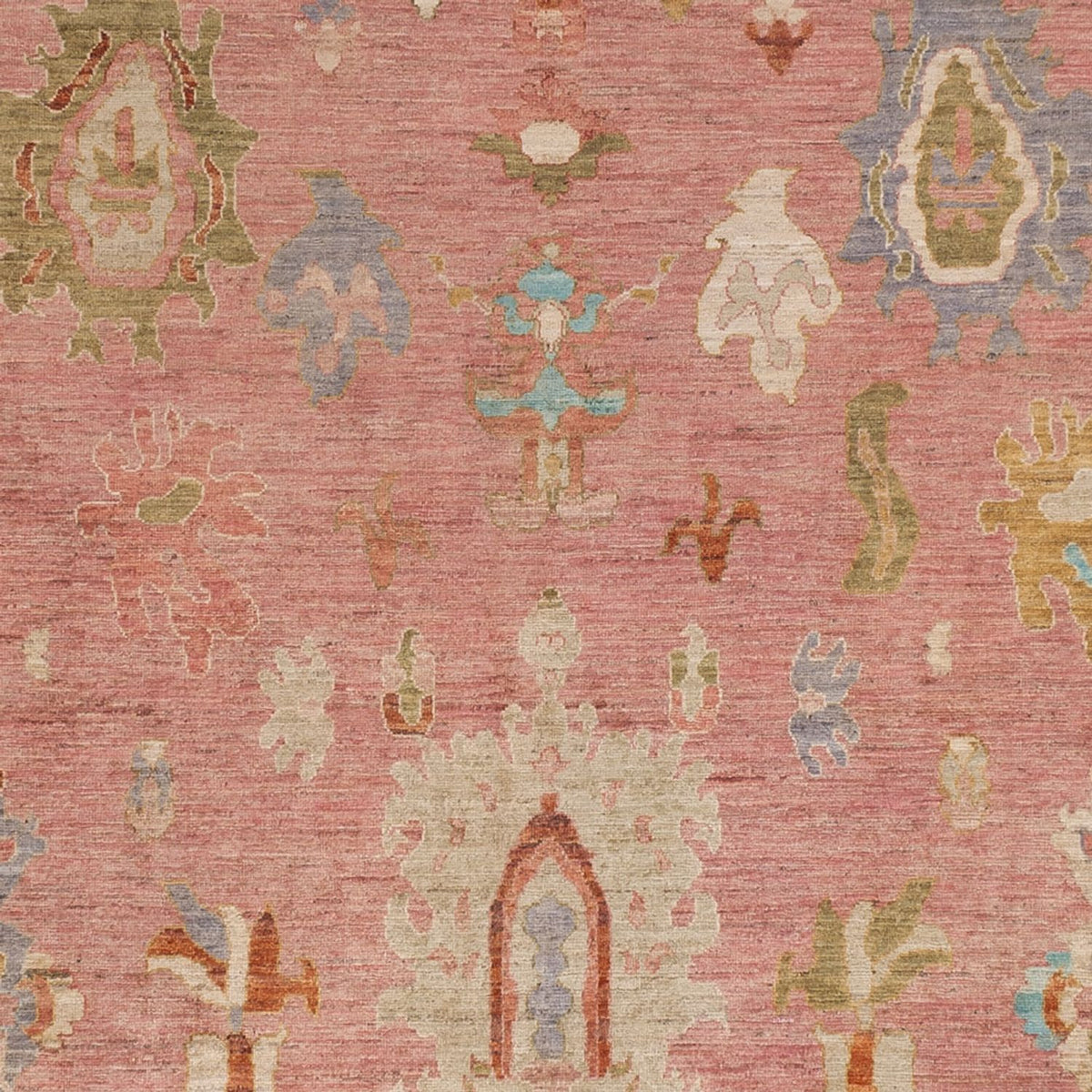 Ziegler Carpet - Usak - 359 x 237 cm - ljusröd