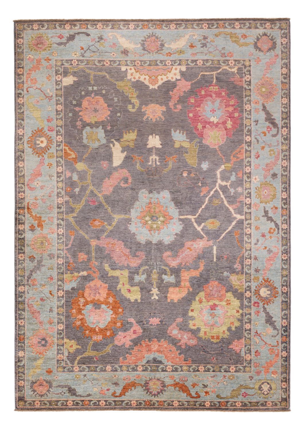 Ziegler Carpet - Usak - 352 x 242 cm - mörkblå