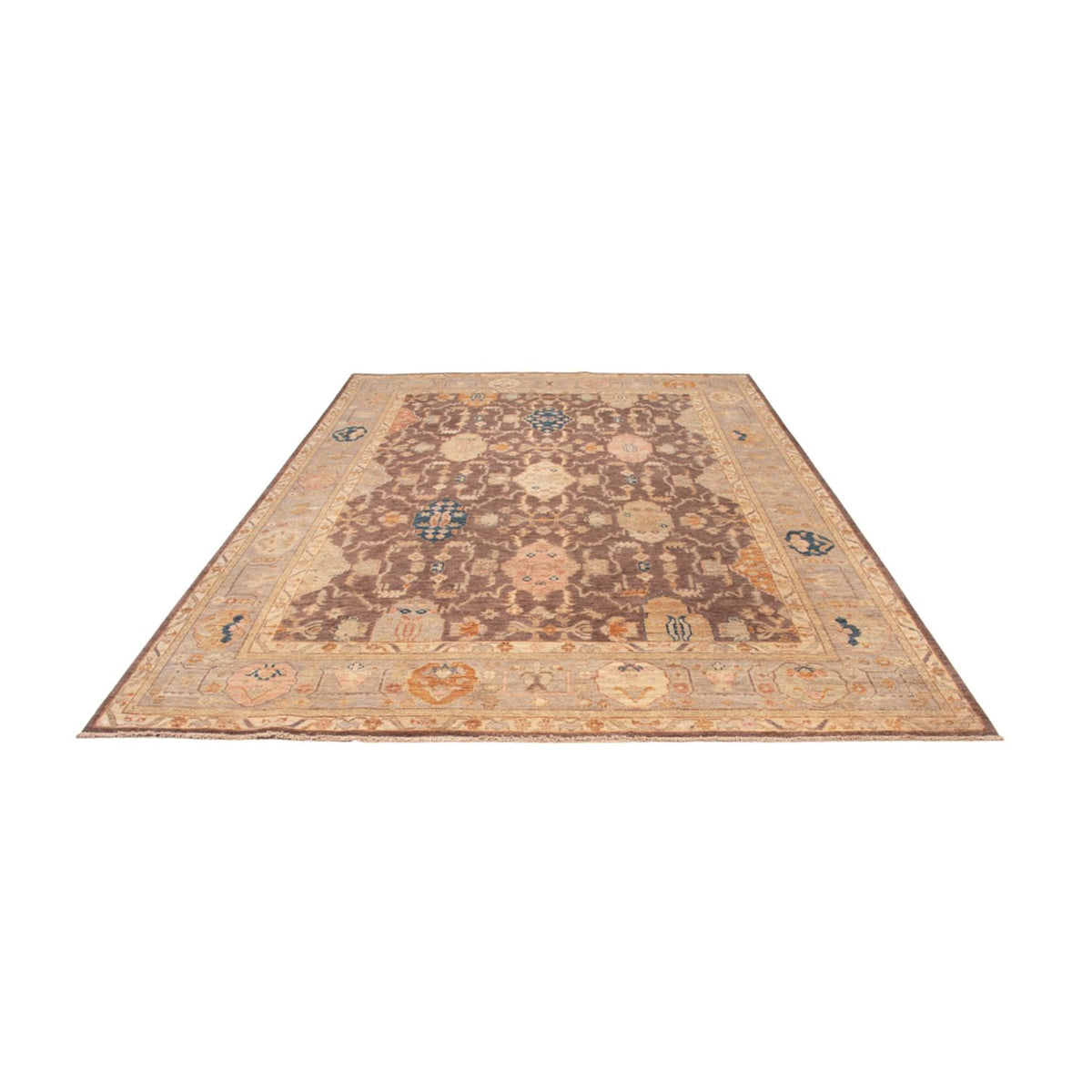 Ziegler Carpet - Usak - 353 x 244 cm - mörk beige