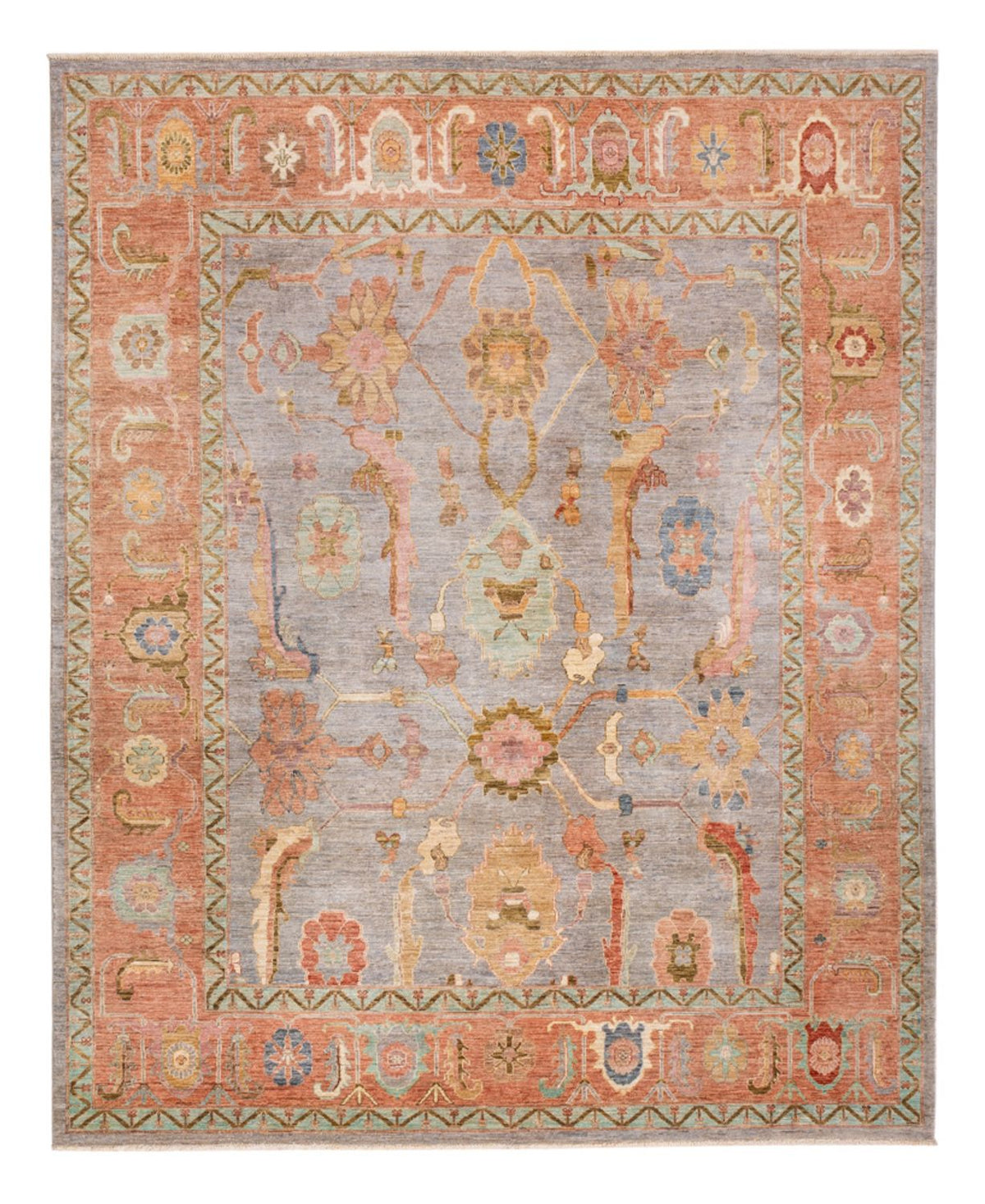 Ziegler Carpet - Usak - 306 x 243 cm - ljusblå