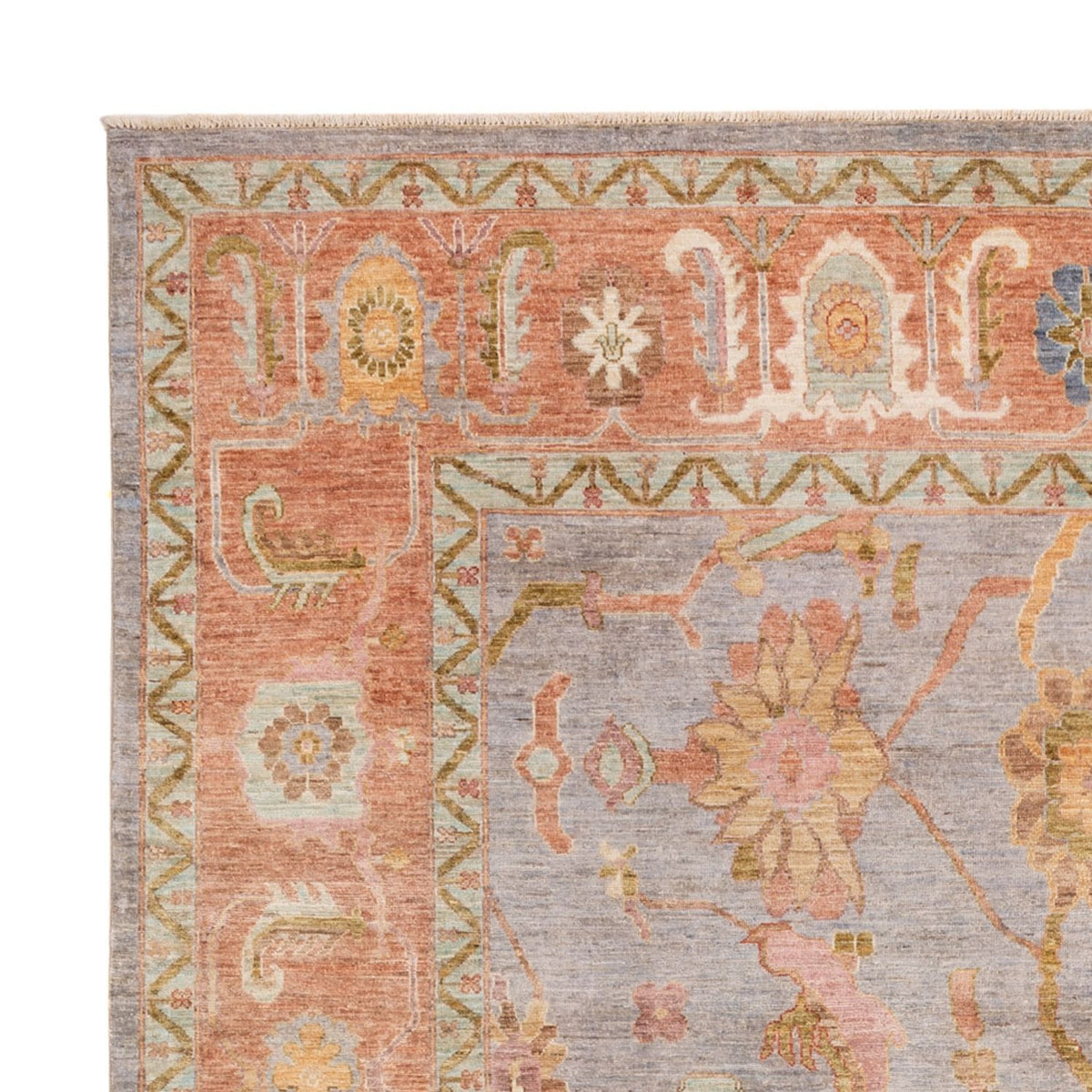 Ziegler Carpet - Usak - 306 x 243 cm - ljusblå