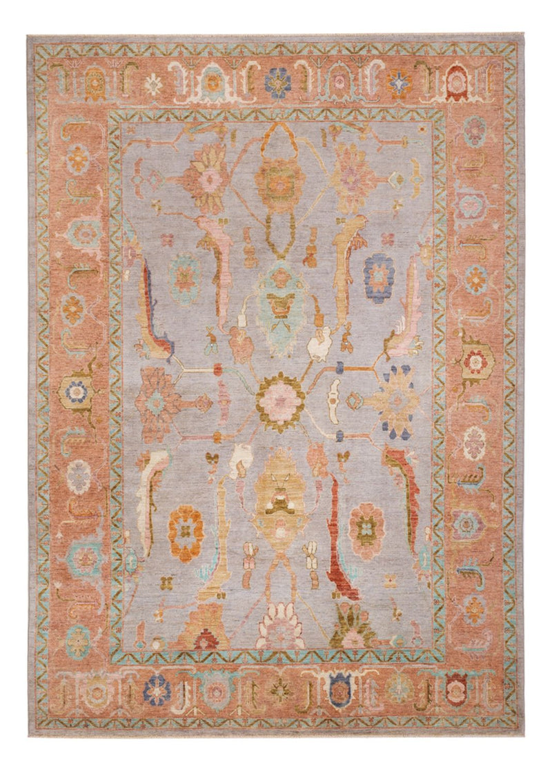 Ziegler Carpet - Usak - 346 x 243 cm - ljusblå