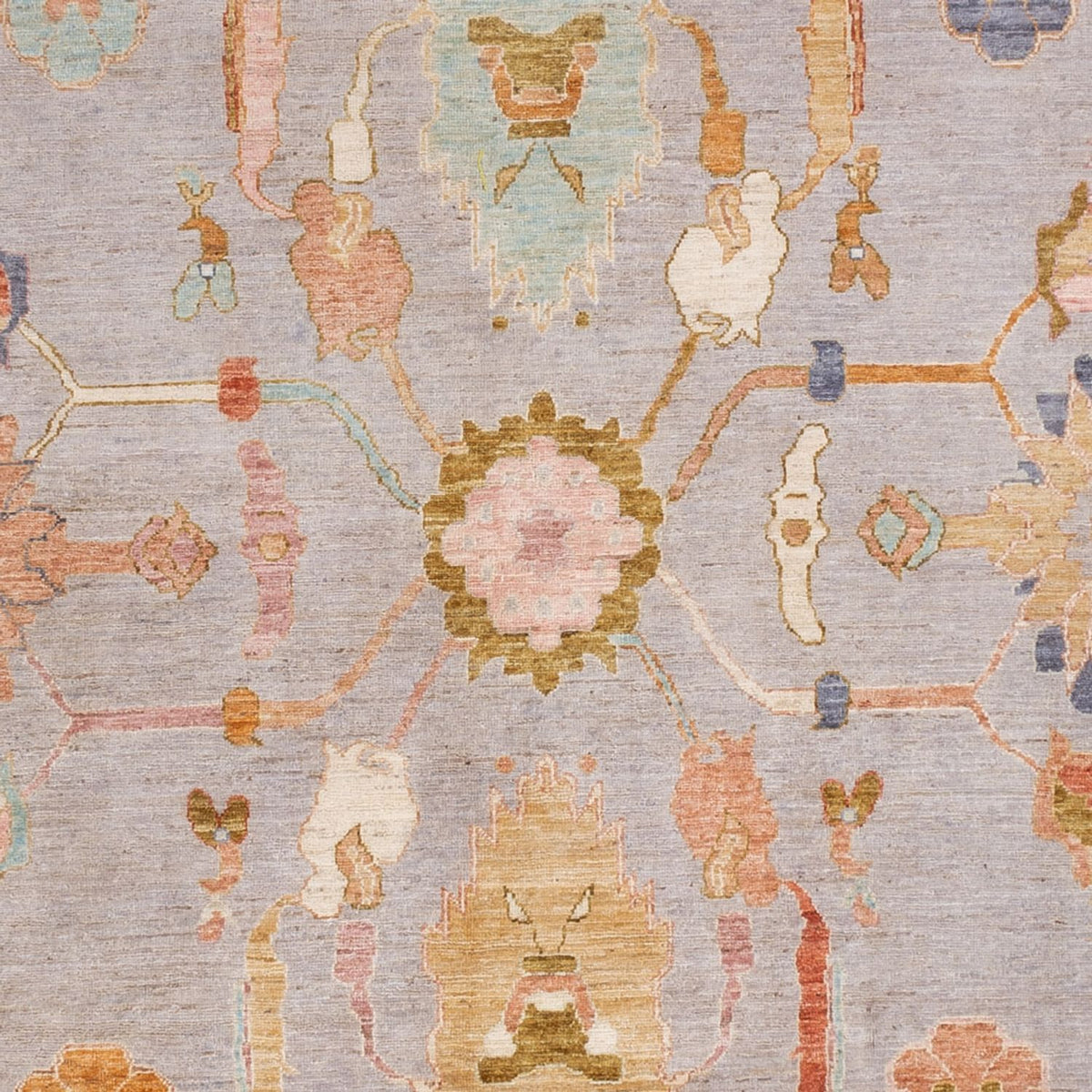 Ziegler Carpet - Usak - 346 x 243 cm - ljusblå
