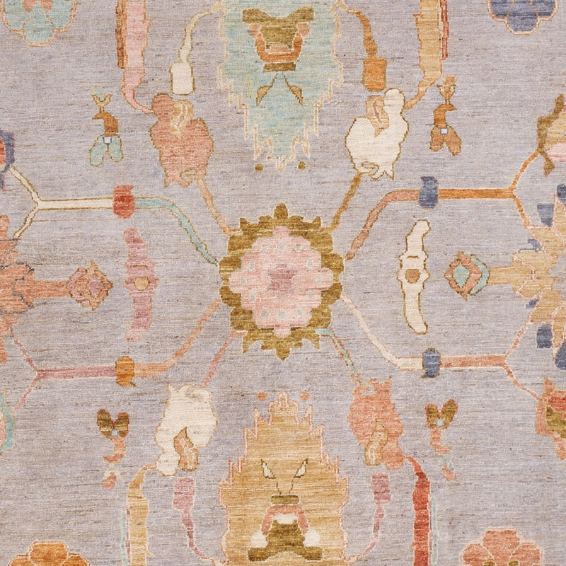 Ziegler Carpet - Usak - 346 x 243 cm - ljusblå