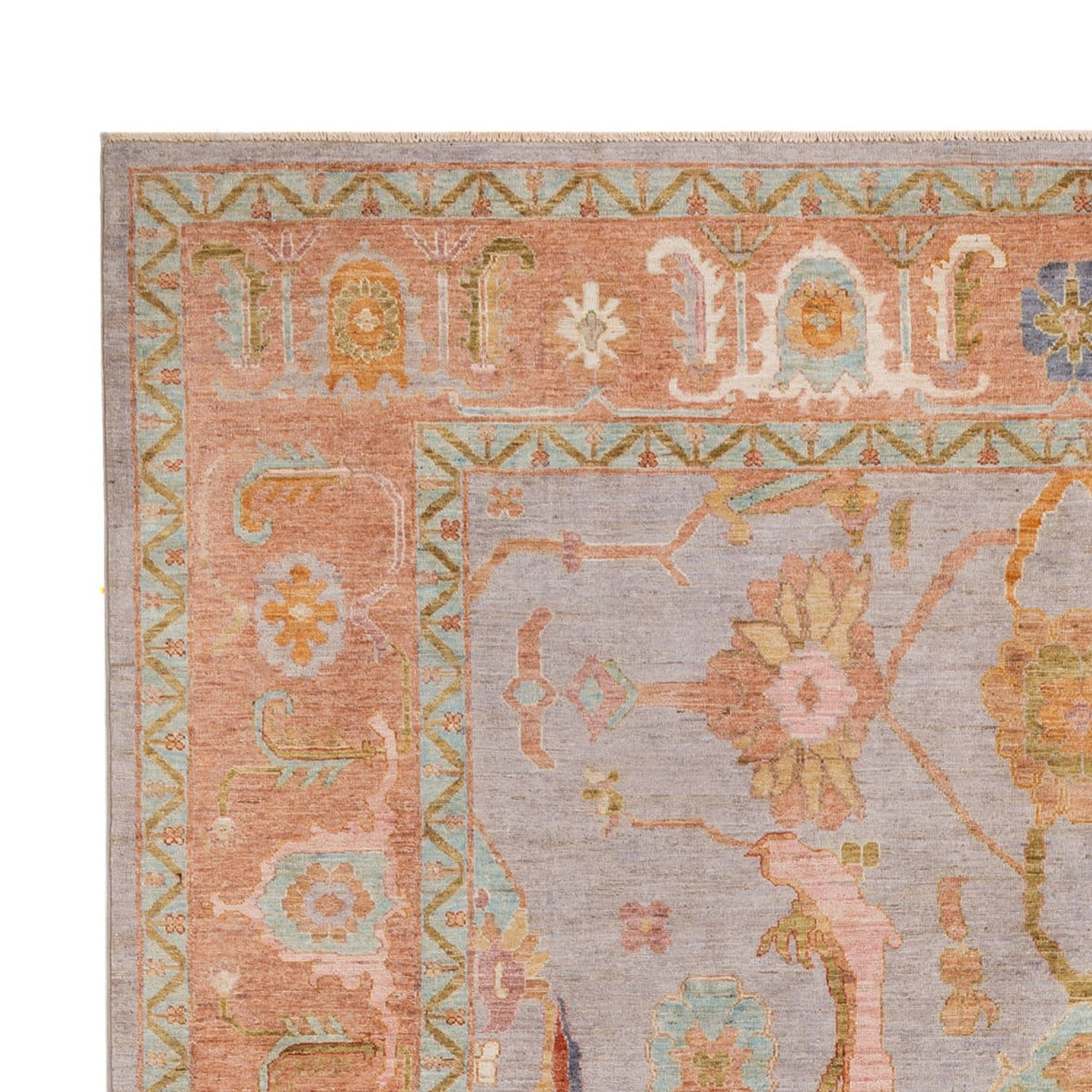 Ziegler Carpet - Usak - 346 x 243 cm - ljusblå