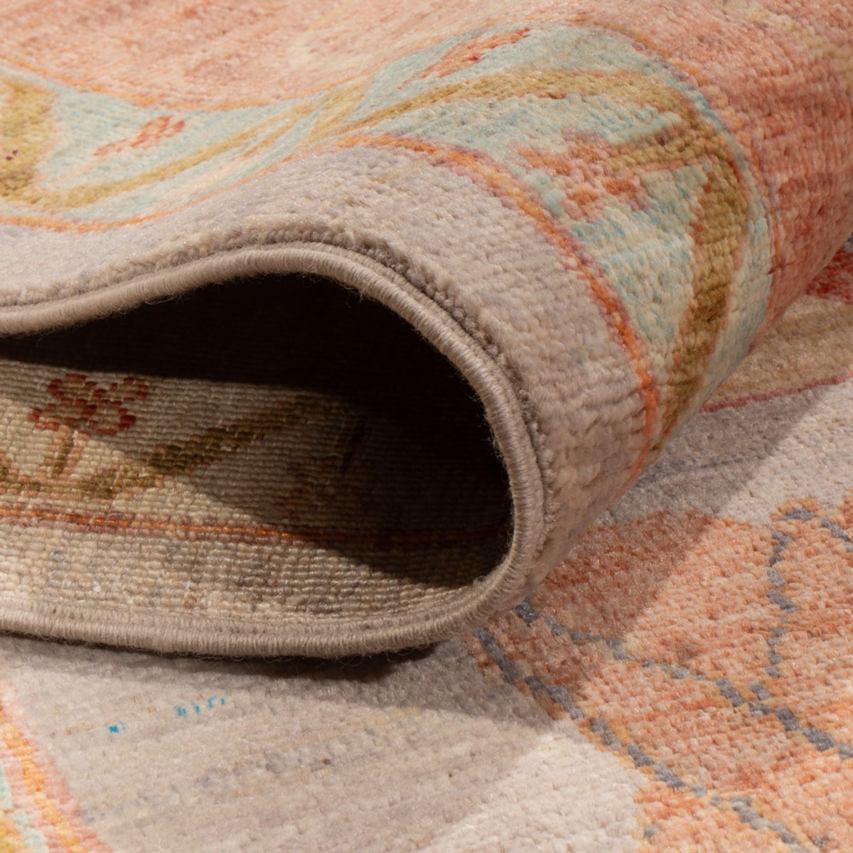 Ziegler Carpet - Usak - 346 x 243 cm - ljusblå