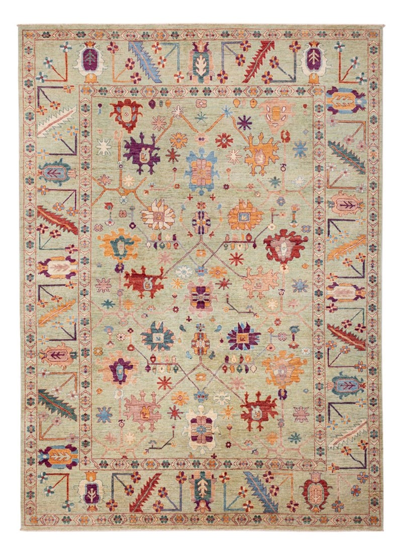 Ziegler Carpet - Usak - 336 x 244 cm - ljusgrön