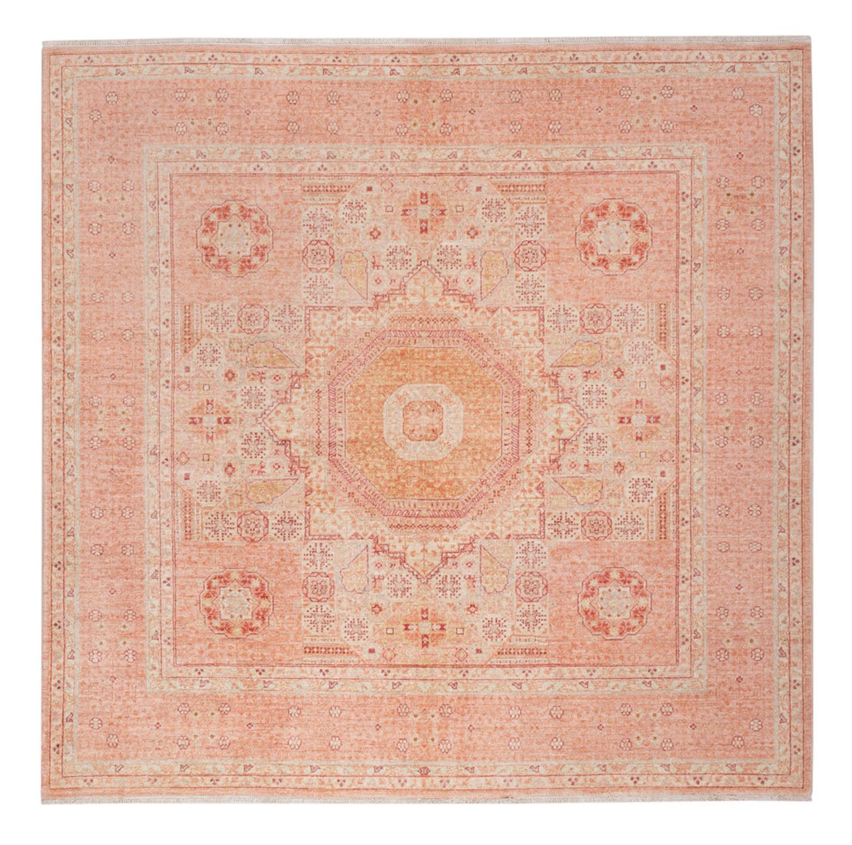 Ziegler Carpet - Ariana kvadrat  - 207 x 198 cm - ljusröd
