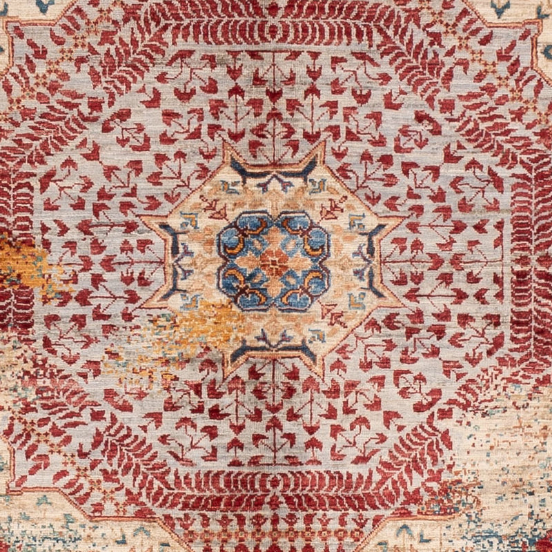 Designermatta - 198 x 155 cm - flerfärgad