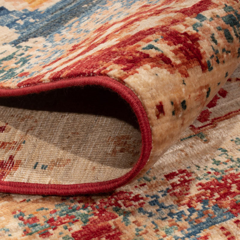 Designermatta - 198 x 155 cm - flerfärgad