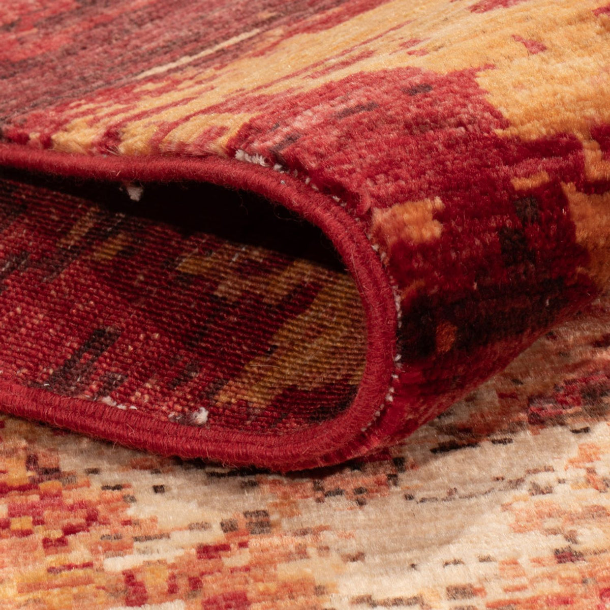 Designermatta - 195 x 156 cm - flerfärgad