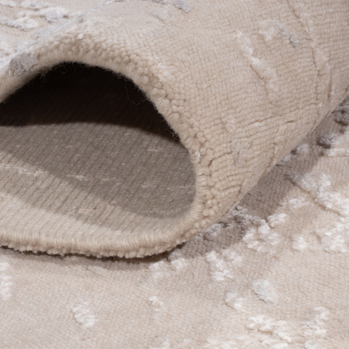 Designermatta - 208 x 151 cm - beige